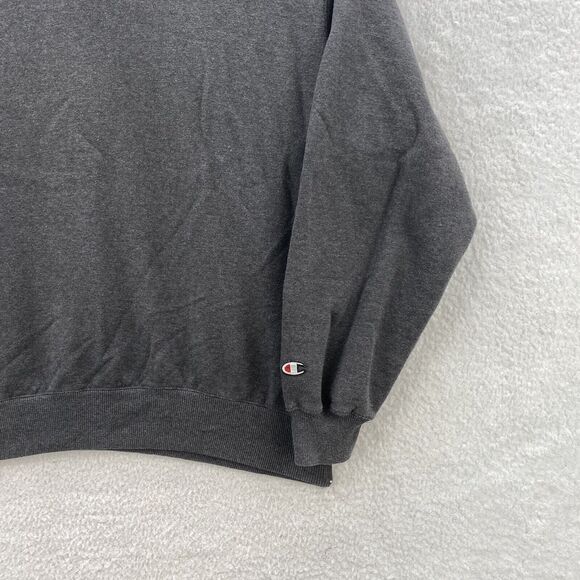 Champion Sweatshirt Men's XL Gray ECO Crewneck Pullover Long Sleeve Logo - Picture 8 of 13